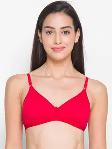 Candyskin Women Red Solid Non Padded Bra