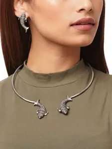 Binnis Wardrobe Silver-Toned German Silver Necklace