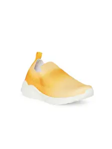 Pantaloons Junior Boys Yellow & White Slip On Running Shoes