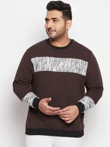 bigbanana Men Brown Printed Sweatshirt