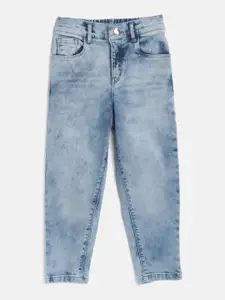 Gini and Jony Girls Blue Light Fade Stretchable Jeans
