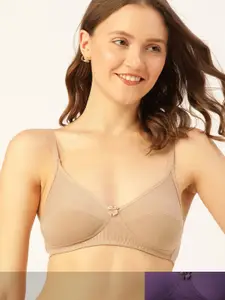 DressBerry Pack of 2 Solid Everyday Bra