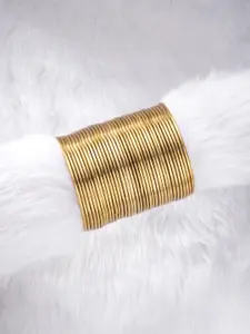 Peora Women Set of 36 Gold-Plated Traditional Antique Look Oxidised Bangles