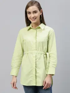 RAREISM Green Shirt Style Top