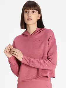 Puma Women Regular Fit Hooded Yoga Sweatshirt