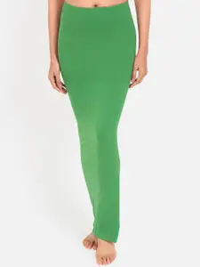 VEGA Women Green Solid Seamless Saree Shapewear