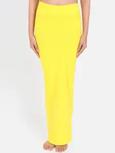 VEGA Women Yellow Solid Seamless Saree Shapewear