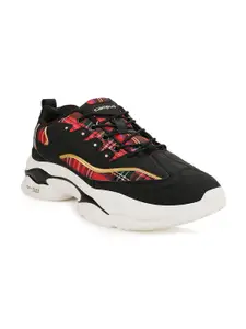 Campus Women Black Mesh Running Shoes