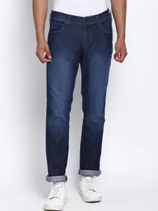 Wrangler Men Blue Slim Fit Light Fade Stretchable Jeans
