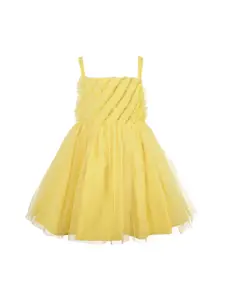 A Little Fable Girls Yellow Dress