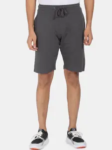 Arrow Sport Men Grey Pure Cotton Regular Shorts
