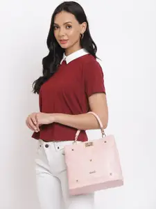 KLEIO Studded Top Handle Handbag