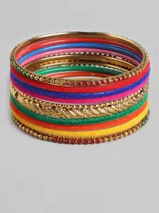 Anouk Set of 9 Multicoloured Bangles