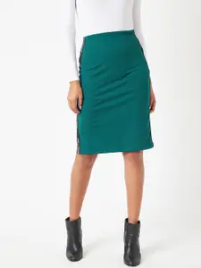 Miss Chase Women Green Solid