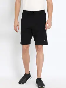 Crocodile Men Black Slim Fit Outdoor Sports Shorts
