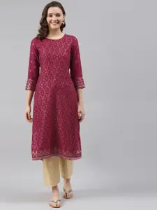 Rangriti Women Purple Kurta
