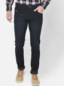 Canary London Men Black Smart Skinny Fit Low-Rise Stretchable Jeans