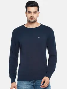 BYFORD by Pantaloons Men Navy Blue Pullover