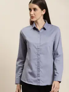 Buy Hancock Women's Slim Fit Formal Shirt