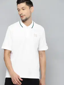 Reebok Classic Men White TS Golf Polo Collar T-shirt
