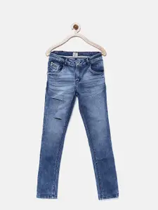 Gini and Jony Girls Blue Distressed Jeans