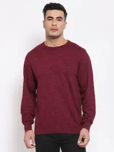 Red Tape Men Red Solid Pullover