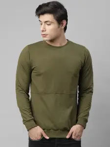 Rigo Men Solid Casual Pullover Sweatshirt