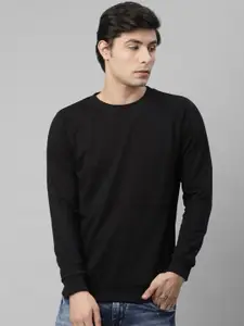 Rigo Men Black Solid Sweatshirt