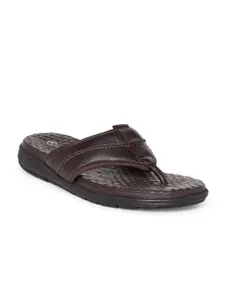 BYFORD by Pantaloons Men Brown PU Comfort Sandals