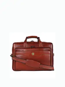 HiLEDER Unisex Pure NDM Leather 15 Inch Stylish Briefcase Laptop Bag