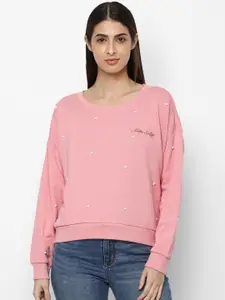 Allen Solly Woman Women Pink Sweatshirt