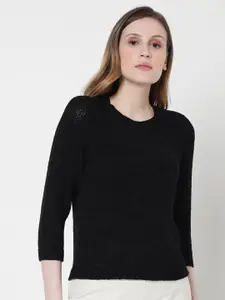 Vero Moda Women Black Pullover