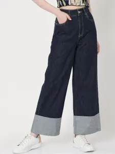 Vero Moda Women Blue Slim Fit High-Rise Jeans