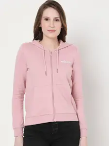 Vero Moda Women Pink Hooded Sweatshirt