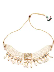 ODETTE White Brass Necklace