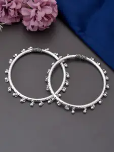Silvermerc Designs Silver Plated Kada Anklet
