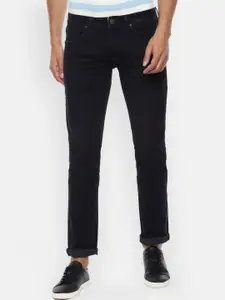 Louis Philippe Jeans Men Black Slim Fit Jeans