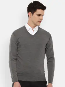 Van Heusen Men Grey Pullover