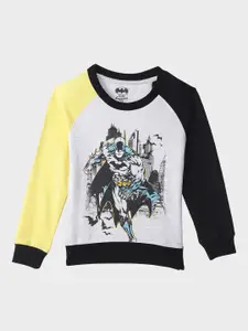 Kids Ville Boys Grey Batman Colourblocked Sweatshirt