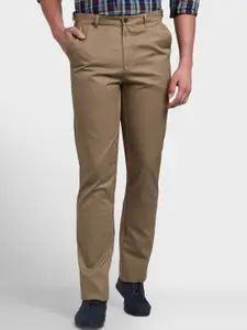 ColorPlus Men Brown Trousers