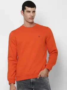 Allen Solly Allen Solly Men Orange Sweatshirt