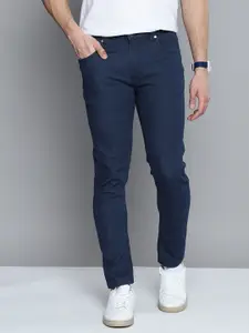 Mast & Harbour Men Navy Blue Skinny Fit Stretchable Jeans