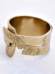 Rubans Gold-Plated Contemporary Boho Finger Ring