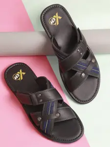 ID Men Black & Blue Comfort Sandals