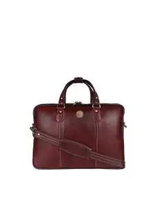 HiLEDER Unisex Pure NDM Leather 16 Inch Briefcase Laptop Bag