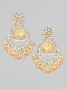 Rubans Gold-Plated Dome Shaped Chandbalis