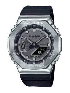 CASIO G-SHOCK Men Grey Dial & Black Straps Analogue and Digital Watch G1159 GM-2100-1ADR