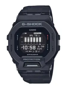 CASIO G-SHOCK Men Black Dial & Black Straps Digital Watch G1146 GBD-200-1DR