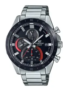 CASIO Men StainlessSteel Bracelet Straps Analogue Chronograph WatchED513 EFR-571DB-1A1VUDF