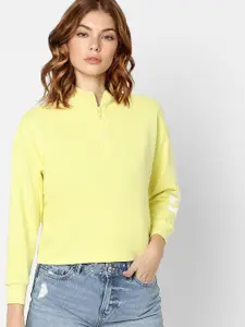 ONLY Women Yellow Sweatshirt